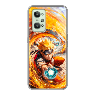 Силиконовый чехол на Realme GT2 с принтом Аниме Наруто Naruto