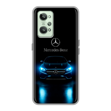 Силиконовый чехол на Realme GT2 с принтом Mercedes Мерседес