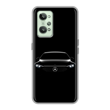 Силиконовый чехол на Realme GT2 с принтом Mercedes Мерседес