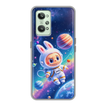 Силиконовый чехол на Realme GT2 с принтом Labubu Лабубу Силиконовый чехол на Realme GT2 с принтом Labubu Лабубу