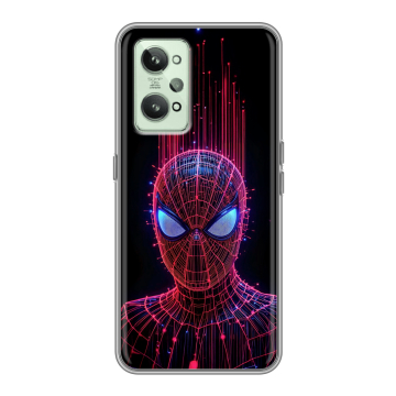 Силиконовый чехол на Realme GT2 с принтом Spiderman Человек паук