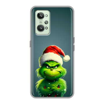 Силиконовый чехол на Realme GT2 с принтом Новый год Силиконовый чехол на Realme GT2 с принтом Новый год