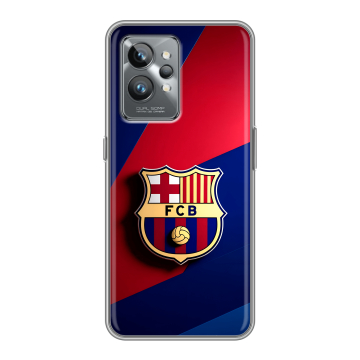 Силиконовый противоударный чехол на Realme GT2 Pro с принтом Барселона Barcelona Силиконовый противоударный чехол на Realme GT2 Pro с принтом Барселона Barcelona