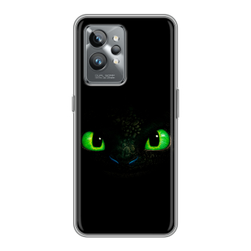 Силиконовый противоударный чехол на Realme GT2 Pro с принтом Как приручить дракона Силиконовый противоударный чехол на Realme GT2 Pro с принтом Как приручить дракона