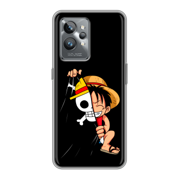 Силиконовый противоударный чехол на Realme GT2 Pro с принтом One Piece Ван Пис Силиконовый противоударный чехол на Realme GT2 Pro с принтом One Piece Ван Пис