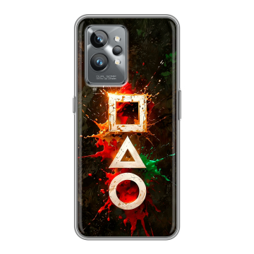 Силиконовый противоударный чехол на Realme GT2 Pro с принтом Squid Game Игра кальмара Силиконовый противоударный чехол на Realme GT2 Pro с принтом Squid Game Игра кальмара