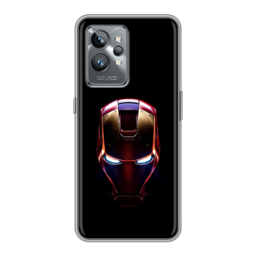 Силиконовый противоударный чехол на Realme GT2 Pro с принтом IronMan Железный человек Силиконовый противоударный чехол на Realme GT2 Pro с принтом IronMan Железный человек