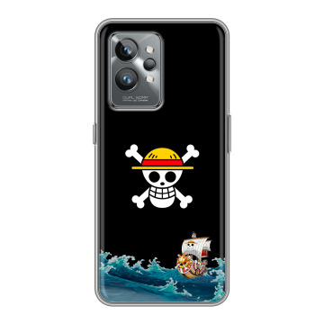 Силиконовый противоударный чехол на Realme GT2 Pro с принтом One Piece Ван Пис Силиконовый противоударный чехол на Realme GT2 Pro с принтом One Piece Ван Пис