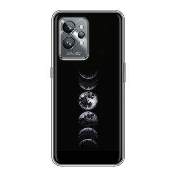 Силиконовый противоударный чехол на Realme GT2 Pro с принтом женский Силиконовый противоударный чехол на Realme GT2 Pro с принтом женский