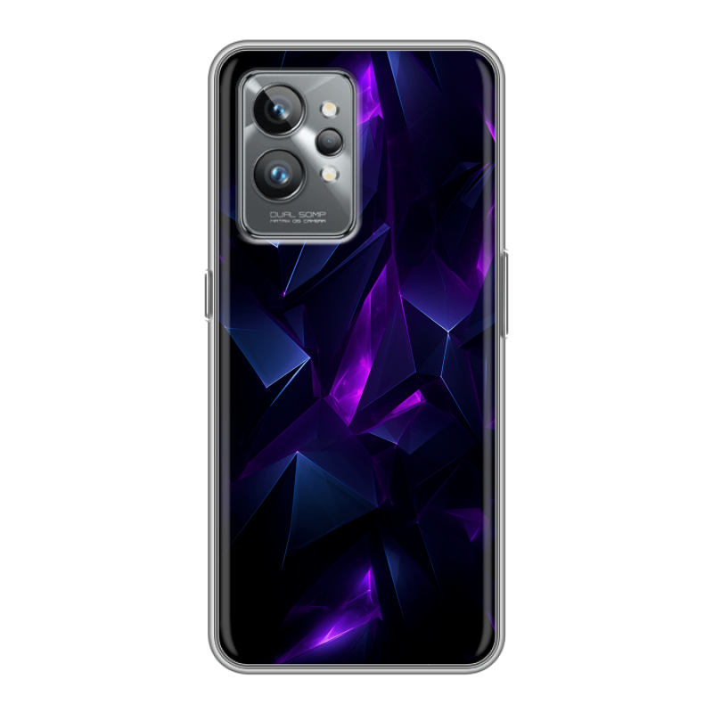 Силиконовый противоударный чехол на Realme GT2 Pro с принтом Абстракиция Силиконовый противоударный чехол на Realme GT2 Pro с принтом Абстракиция