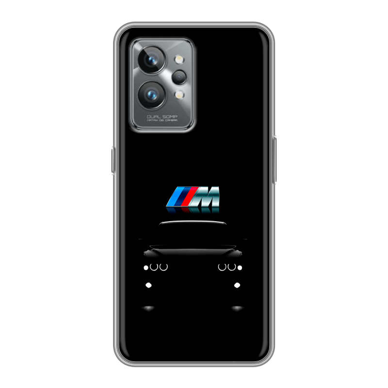Силиконовый противоударный чехол на Realme GT2 Pro с принтом БМВ BMW Силиконовый противоударный чехол на Realme GT2 Pro с принтом БМВ BMW