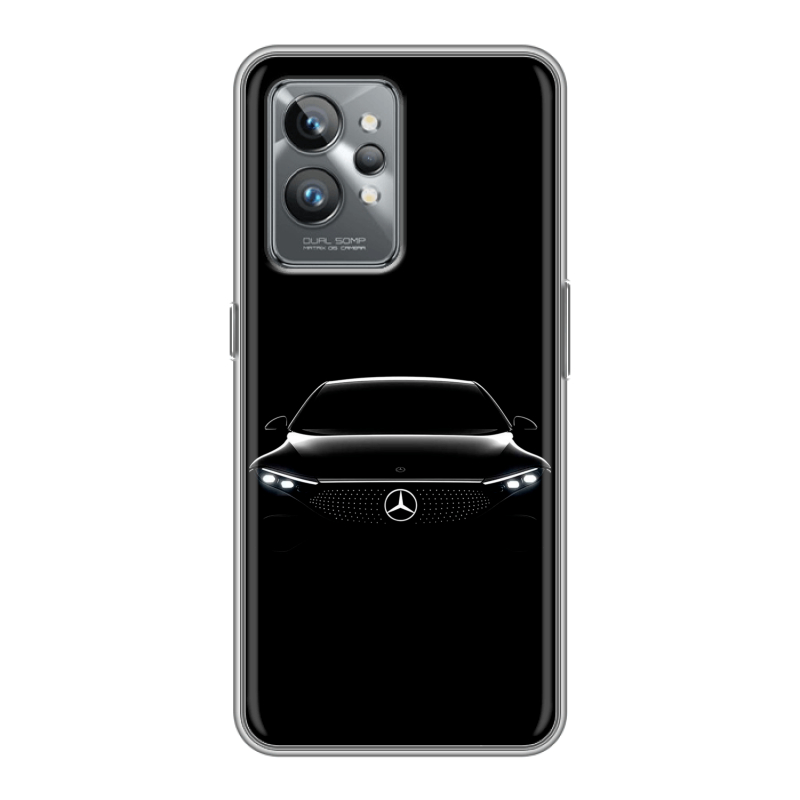 Силиконовый противоударный чехол на Realme GT2 Pro с принтом Mercedes Мерседес Силиконовый противоударный чехол на Realme GT2 Pro с принтом Mercedes Мерседес