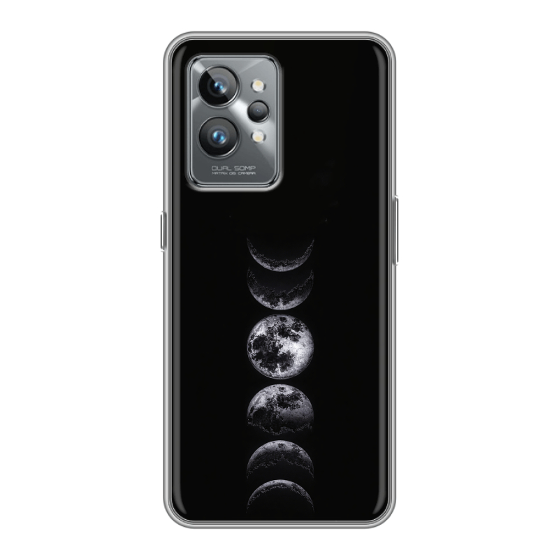 Силиконовый противоударный чехол на Realme GT2 Pro с принтом женский Силиконовый противоударный чехол на Realme GT2 Pro с принтом женский