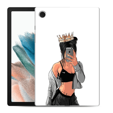 Силиконовый чехол на планшета Samsung Galaxy Tab A8 10.5 (2021) с принтом Женские принты