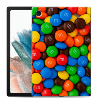 Силиконовый чехол на планшета Samsung Galaxy Tab A8 10.5 (2021) с принтом Конфеты