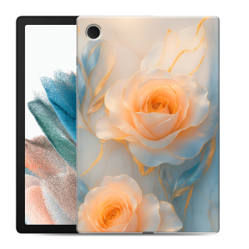 Силиконовый чехол на планшета Samsung Galaxy Tab A8 10.5 (2021) с принтом Женский