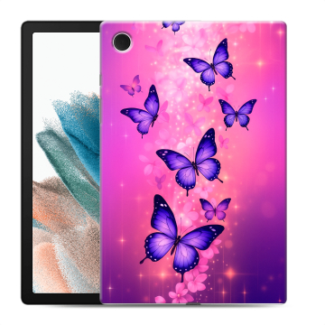 Силиконовый чехол на Samsung Galaxy Tab A8 10.5 (2021) с принтом Бабочки Силиконовый чехол на Samsung Galaxy Tab A8 10.5 (2021) с принтом Бабочки