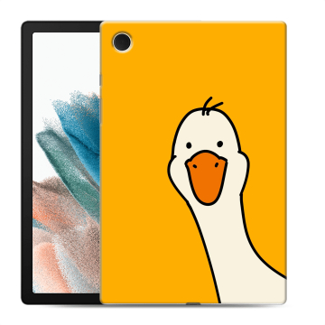 Силиконовый чехол на Samsung Galaxy Tab A8 10.5 (2021) с принтом Утка Силиконовый чехол на Samsung Galaxy Tab A8 10.5 (2021) с принтом Утка