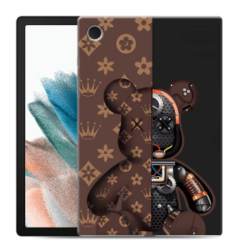 Силиконовый чехол на Samsung Galaxy Tab A8 10.5 (2021) с принтом Луи робот Силиконовый чехол на Samsung Galaxy Tab A8 10.5 (2021) с принтом Луи робот