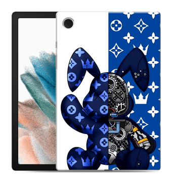 Силиконовый чехол на Samsung Galaxy Tab A8 10.5 (2021) с принтом Луи робот Силиконовый чехол на Samsung Galaxy Tab A8 10.5 (2021) с принтом Луи робот