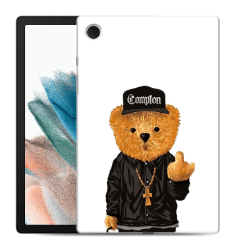 Силиконовый чехол на Samsung Galaxy Tab A8 10.5 (2021) с принтом Плюшевый медведь Силиконовый чехол на Samsung Galaxy Tab A8 10.5 (2021) с принтом Плюшевый медведь