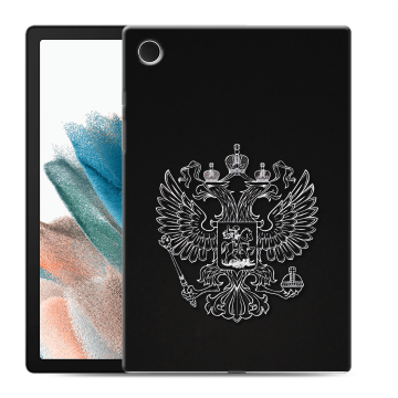 Силиконовый чехол на Samsung Galaxy Tab A8 10.5 (2021) с принтом Герб России