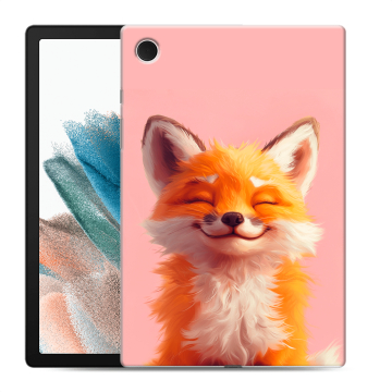 Силиконовый чехол на Samsung Galaxy Tab A8 10.5 (2021) с принтом милая лиса Силиконовый чехол на Samsung Galaxy Tab A8 10.5 (2021) с принтом милая лиса