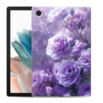 Силиконовый чехол на Samsung Galaxy Tab A8 10.5 (2021) с принтом Розы цветы