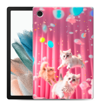 Силиконовый чехол на Samsung Galaxy Tab A8 10.5 (2021) с принтом милые котики