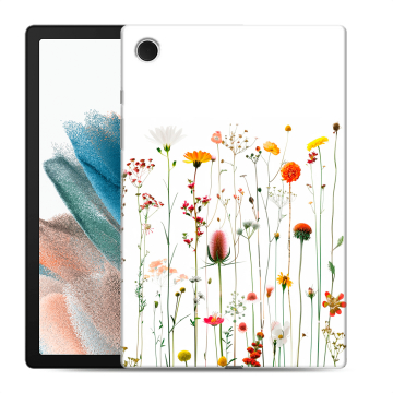 Силиконовый чехол на Samsung Galaxy Tab A8 10.5 (2021) с принтом цветы Силиконовый чехол на Samsung Galaxy Tab A8 10.5 (2021) с принтом цветы
