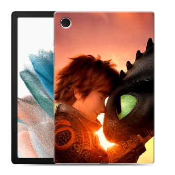 Силиконовый чехол на Samsung Galaxy Tab A8 10.5 (2021) с принтом Как приручить дракона Силиконовый чехол на Samsung Galaxy Tab A8 10.5 (2021) с принтом Как приручить дракона