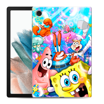 Силиконовый чехол на Samsung Galaxy Tab A8 10.5 (2021) с принтом спанчбоб спанч боб Силиконовый чехол на Samsung Galaxy Tab A8 10.5 (2021) с принтом спанчбоб спанч боб