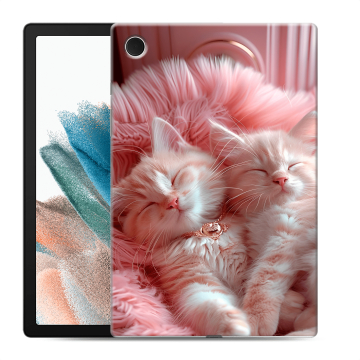 Силиконовый чехол на Samsung Galaxy Tab A8 10.5 (2021) с принтом котята котики