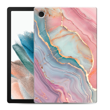 Силиконовый чехол на Samsung Galaxy Tab A8 10.5 (2021) с принтом розовый мрамор Силиконовый чехол на Samsung Galaxy Tab A8 10.5 (2021) с принтом розовый мрамор