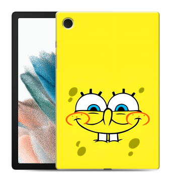 Силиконовый чехол на Samsung Galaxy Tab A8 10.5 (2021) с принтом спанчбоб спанч боб