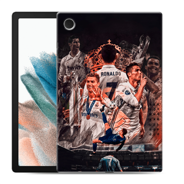 Силиконовый чехол на Samsung Galaxy Tab A8 10.5 (2021) с принтом Реал Роналдо Real Ronaldo