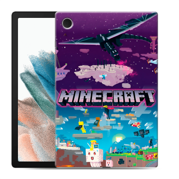 Силиконовый чехол на Samsung Galaxy Tab A8 10.5 (2021) с принтом Майнкрафт Minecraft Силиконовый чехол на Samsung Galaxy Tab A8 10.5 (2021) с принтом Майнкрафт Minecraft