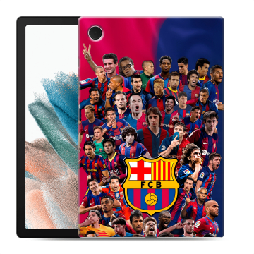 Силиконовый чехол на Samsung Galaxy Tab A8 10.5 (2021) с принтом Барселона Barcelona