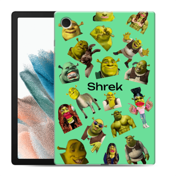 Силиконовый чехол на Samsung Galaxy Tab A8 10.5 (2021) с принтом Шрек Shrek