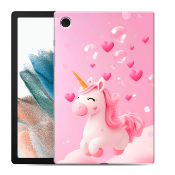 Силиконовый чехол на Samsung Galaxy Tab A8 10.5 (2021) с принтом Единорог Силиконовый чехол на Samsung Galaxy Tab A8 10.5 (2021) с принтом Единорог