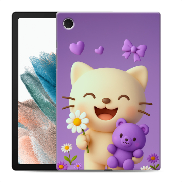 Силиконовый чехол на Samsung Galaxy Tab A8 10.5 (2021) с принтом для девочек Силиконовый чехол на Samsung Galaxy Tab A8 10.5 (2021) с принтом для девочек