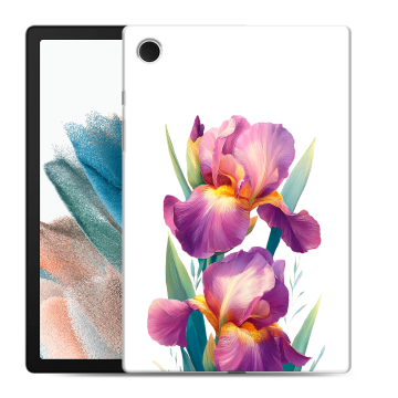 Силиконовый чехол на Samsung Galaxy Tab A8 10.5 (2021) с принтом Цветы орхидеи