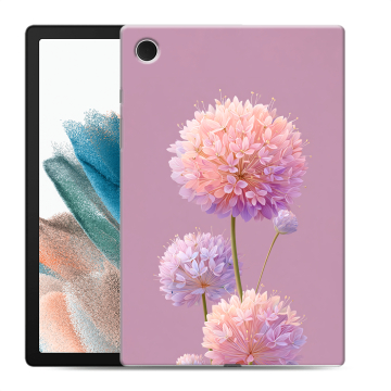 Силиконовый чехол на Samsung Galaxy Tab A8 10.5 (2021) с принтом Цветы