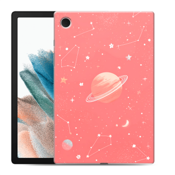 Силиконовый чехол на Samsung Galaxy Tab A8 10.5 (2021) с принтом Розовый космос