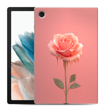 Силиконовый чехол на Samsung Galaxy Tab A8 10.5 (2021) с принтом Розовая роза