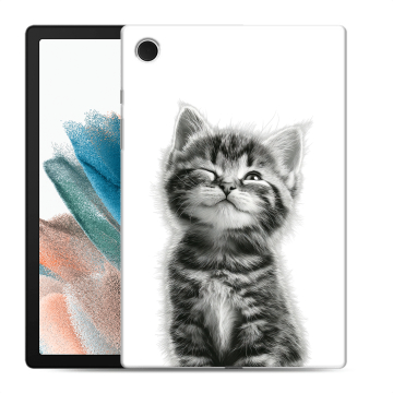 Силиконовый чехол на Samsung Galaxy Tab A8 10.5 (2021) с принтом Котенок Силиконовый чехол на Samsung Galaxy Tab A8 10.5 (2021) с принтом Котенок