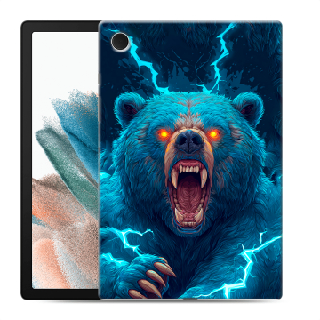 Силиконовый чехол на Samsung Galaxy Tab A8 10.5 (2021) с принтом Медведь