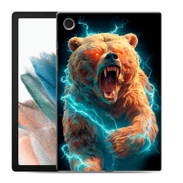 Силиконовый чехол на Samsung Galaxy Tab A8 10.5 (2021) с принтом Медведь
