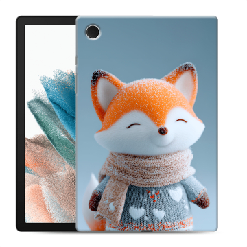 Силиконовый чехол на Samsung Galaxy Tab A8 10.5 (2021) с принтом Лиса