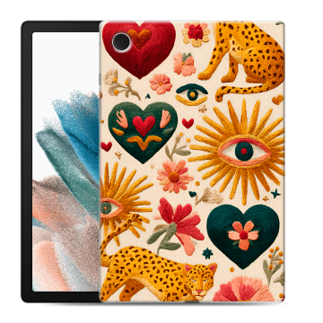 Силиконовый чехол на Samsung Galaxy Tab A8 10.5 (2021) с принтом Модный принт